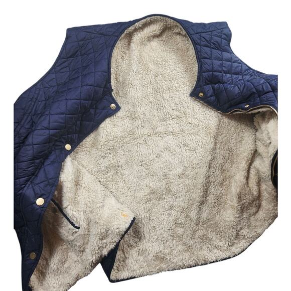 Joules Vest Womens 18 XL Quilted Fleece Gilet Countrywear Equestrian Cottagecore - Picture 3 of 16